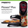 Presto Pizzazz Plus Rotating Pizza Oven, Bake 7-12" Pizzas, Wings, Rolls & More, Countertop Appliance for Homemade, Frozen or Take-n-Bake Pizzas,Black - 2 of 4