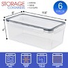 Sorbus 6 Pack (108oz/13.5cups) Airtight Food Storage Containers - Four-Way Snap Lids Keeps Food Fresh - Store Cereal, Pasta, Flour and more - 3 of 4