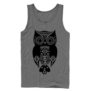 Men's Lost Gods Southwestern Owl Tank Top - 1 of 3