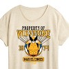 Women's - Marvel - Property of Wolverine Short Sleeve Graphic T-Shirt - 2 of 4