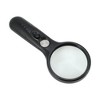 Unique Bargains Magnifier All-Black Illuminated Dual Lens Magnifier 3X & 45X 3x AAA Batteries Needed Not Included Black 2.95" 1 Pc - 3 of 3