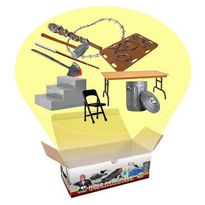 10 Piece HARDCORE Accessory Set for WWE & AEW Wrestling Action Figures