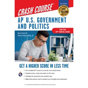 Ap(r) U.S. Government & Politics Crash Course, Book + Online - (Advanced Placement (AP) Crash Course) 2nd Edition (Paperback) - 1 of 1