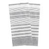 T-fal Dual Terry Stripe Kitchen Towel  2 Piece Set - 2 of 4