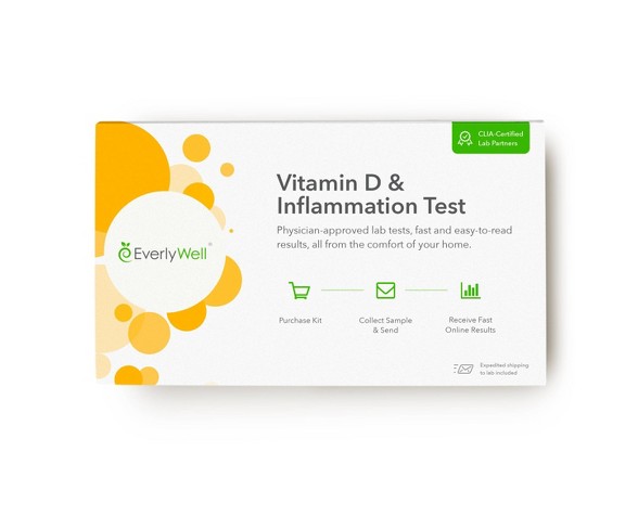 EverlyWell Vitamin D & Inflammation Test - Lab Fee Included