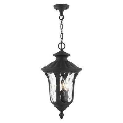 Livex Lighting Oxford 3 - Light Pendant in  Textured Black