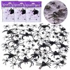Nifti Nest 72 PCS 69 Plastic Black Spiders & 3 Spiderwebs - 4 of 4
