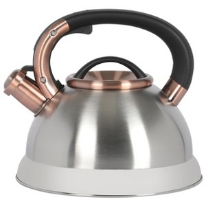 Mr. Coffee Flintshire 2.2 Quart Stainless Steel Whistling Tea Kettle - 1 of 4