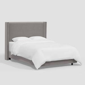 Austin Wingback Bed in Velvet - Threshold™ - 1 of 4