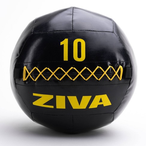 Ziva Commercial Grade Soft Wall Medicine Ball Black 10lbs Target