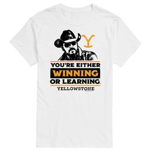Men's - Yellowstone - Your Either Winning Or Learning Short Sleeve Graphic T-Shirt - 1 of 4