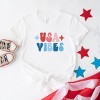 Simply Sage Market USA Vibes Bubble Short Sleeve Tee - XS - White - 3 of 4