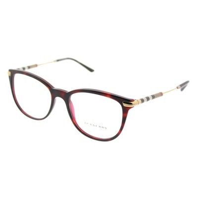 Burberry 3657 Womens Square Eyeglasses Havana Bordeaux 51mm : Target