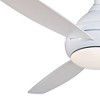 58" Minka Aire Modern 3 Blade Outdoor Ceiling Fan with LED Light White Wet Rated for Patio Exterior House Home Porch Gazebo Garage - 3 of 4