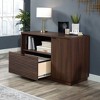 Englewood Storage Credenza: Sauder Modern Home Office Cabinet with Adjustable Shelf & File Drawer - 3 of 4
