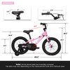 Cesicia Kids Bike With 18 Inch Wheels, Only 1-Speed, Removable Training Wheels, Front V Brake, Rear Holding Brake, for 3-5 Years Old - 4 of 4