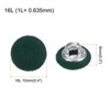 Unique Bargains Round Metal Sewing Cloth Covered Button 10 Pcs - 2 of 4