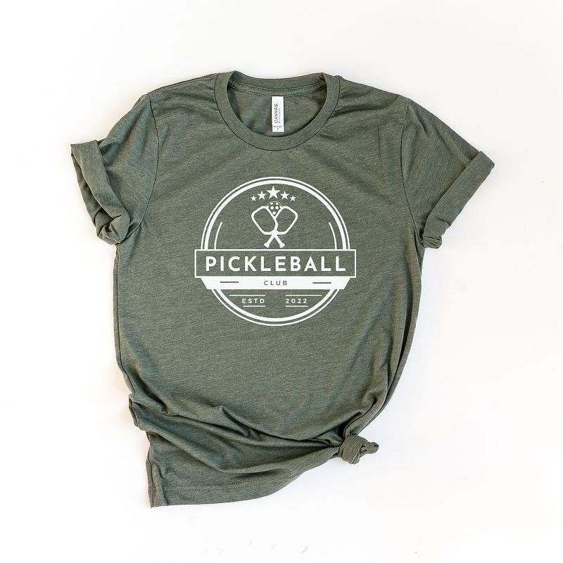 Simply Sage Market Women's Pickleball Club Short Sleeve Graphic Tee, 1 of 5