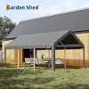 GustoWave Heavy Duty 12x20 Ft Carport with Roll-Up Windows for Car Truck - 2 of 4