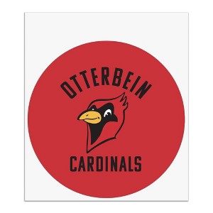 Otterbein University Cardinals Logo Automotive Car Window Locker Circle Bumper Sticker - 1 of 4