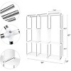 Racxily Portable Closet Storage Organizer Clothes Wardrobe Shoe Clothing Rack Shelf Dustproof Non-woven Fabric, Quick and Easy to Assemble - 2 of 4