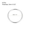 Unique Bargains Zinc Alloy Craft DIY Accessories Hardware Bag Belt O-Ring Buckles 10 Pcs - 2 of 3
