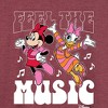 Women's - Disney - Mickey & Friends Lightweight French Terry Wide Neck Long Sleeve Shirt - 2 of 4