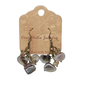 Michelle Marie Boutique's Handmade Gemstone Cluster Dangle Earrings - 1 of 4