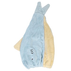Unique Bargains Adult Lightweight Strong Absorbent Hair Drying Towel 1 Pc - 1 of 4