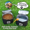 Mobile Dog Gear Pet Food Storage Containers (2 Pack, 15 Cups Each) Insulated Dog Food Travel Bag & Treat Carrier - Portable, Durable, Easy to Clean - 4 of 4