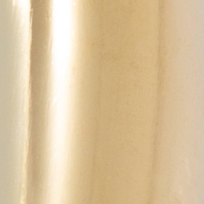 Rhonda Gold Metal and Clear Glass Round Side Table