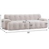 Christopher Knight Home Snowhite 88'' Modern 3-Seater Upholstered Tufted Sofa - 3 of 4