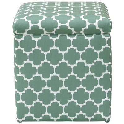 target green ottoman