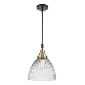 Seneca Falls - 1 Light Stem Hung Mini Pendant In Traditional Style-13.13 Inches Tall and 9.5 Inches Wide - 1 of 1