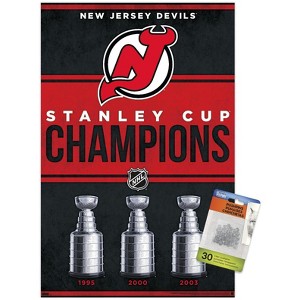 Trends International NHL New Jersey Devils - Champions 23 Unframed Wall Poster Prints - 1 of 4