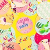 100-Pack Llama Cactus 3" Circle Confetti for Mexican Fiesta Theme Baby Shower, Kids Birthday Decorations, Alpaca Party Favors Supplies, 10 Designs - 2 of 4