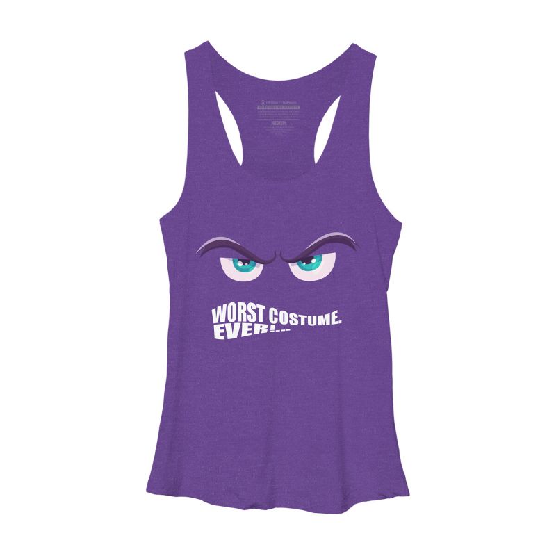 Women's Design By Humans Worst Costume Ever (Halloween) By Editive Racerback Tank Top, 1 of 4