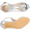 Allegra K Women's T Strap Open Toe Faux Animal Pattern Stiletto High Heel Sandals - 4 of 4