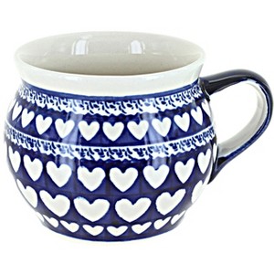 Blue Rose Polish Pottery 910 Zaklady Bell Shaped Mug - 1 of 1