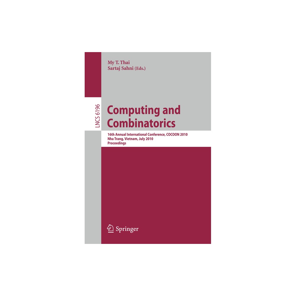 Computing and Combinatorics - by My T Thai & Sartaj Sahni (Paperback)