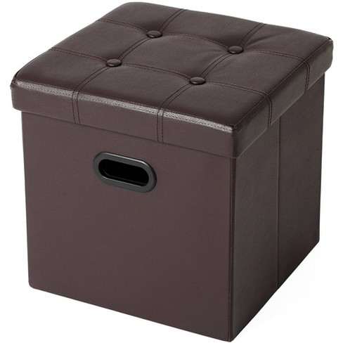 Folding storage ottoman cube hot sale