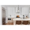 Urban Ambiance Luxury Minimalist Indoor Pendant,  24-3/8''H x 6"W x 6''D,  Matte Black Finish, UHP4913 - 2 of 4