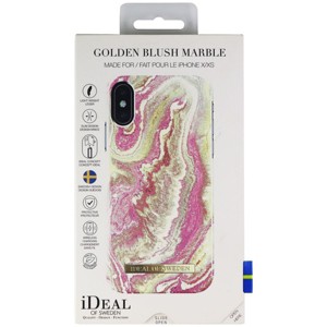 iDeal of Sweden Hard Case for Apple iPhone Xs / X - Golden Blush Marble - 1 of 1