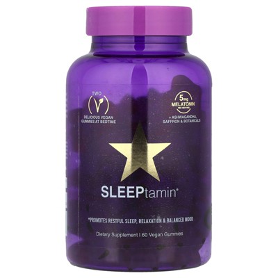 HAIRtamin SLEEPtamin® Gummies, Berry Sweet Dreams, 60 Vegan Gummies