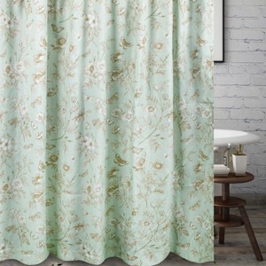 Greenland Home Fashions 2408BSHW Olivia Shower Curtain Bath, 72x72 Inch - 1 of 4