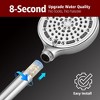 SUMERAIN  Shower System with  6 Settings Filtered Handheld Shower Head for Hard Water Brushed Nickel - 4 of 4