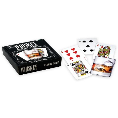 Gamago Whiskey Glass-Shaped Playing Cards | 52 Card Deck + 2 Jokers