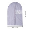 Unique Bargains Dustproof Transparent Window Garment Bag 3 Pcs - 4 of 4