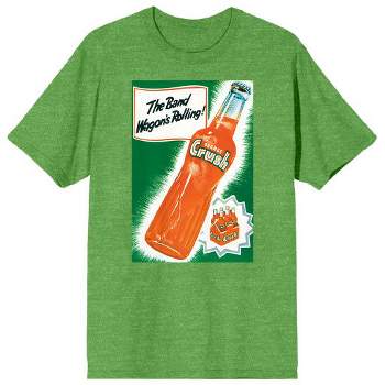 Orange Crush The Band Wagon's Rolling! Men's Kelly Green Graphic Tee