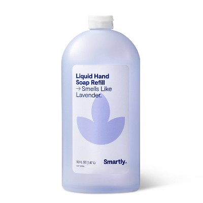 Lavender Scented Liquid Hand Soap Refill - 50 fl oz - Smartly™
